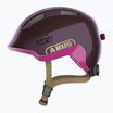 Detská cyklistická prilba ABUS Smiley 3.0 ACE LED royal purple