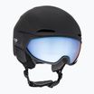 Lyžiarska prilba Alpina Oro QV Mips black matt/ice blue