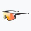 Detské slnečné okuliare UVEX Skyryse Jr black matt/mirror red