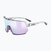 Slnečné okuliare UVEX Sportstyle 235 clear/metallic purple/mirror lavender