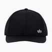 Šiltovka Alpha Industries Metal Label rep black/metalsilver