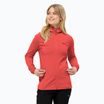 Dámska mikina Jack Wolfskin Baiselberg Hooded FZ vibrant red