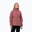 Dámska bunda do dažďa Jack Wolfskin Stormy Point 2L red ochre