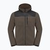 Pánska fleecová mikina Jack Wolfskin Kammweg Pile Fz cold coffee