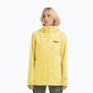 Dámska bunda do dažďa Jack Wolfskin Trailtime 2L lemon ice