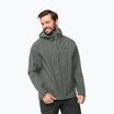 Jack Wolfskin pánska bunda do dažďa Kammweg 3L Jkt M zelená 1115831