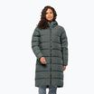 Dámsky páperový kabát Jack Wolfskin Frozen Palace slate green