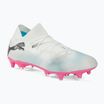 Futbalová obuv PUMA Future 7 Match MxSG puma white/puma black/poison pink