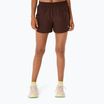 Dámske bežecké šortky ASICS Nagino Run Adjustable 4IN coffee