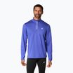 Pánska bežecká mikina ASICS Core Half Zip Winter dark cobalt