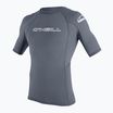 Pánske plavecké tričko O'Neill Basic Skins Rash Guard sivé 3341
