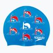 Detská plavecká čiapka Speedo Slogan Print blue
