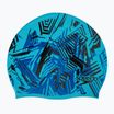 Detská plavecká čiapka Speedo Slogan Print blue/black