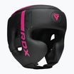 Boxerská prilba RDX F6 Kara Head Guard ružová