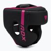 Boxerská prilba RDX F6 Kara Head Guard ružová