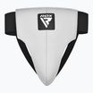 Pánsky chránič slabín RDX R1 Martial Arts white/black