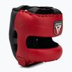 Boxerská prilba RDX Apex Boxing Head Gear With Nose Protection Bar red