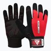 Tréningové rukavice RDX W1F Full Finger red