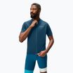 Pánsky cyklistický dres Endura Loop Zipped modrý