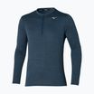 Pánsky bežecký pulóver Mizuno Impulse Core Half Zip blue wing teal