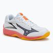 Detské volejbalové topánky Mizuno Lightning Star Z7 white/fiery coral 2/citrus