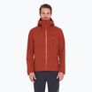 Pánska bunda do dažďa Rab Downpour Light tuscan red