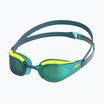 Plavecké okuliare Speedo Fastskin Hyper Elite Mirror hyper yellow/steel/emerald mirror