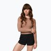 Dámske body Girlfriend Collective Ava Scoop Back brownie