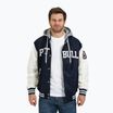 Pánska bunda Pitbull Falcon Ridge Bomber Hooded navy/ecru