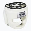Boxerská prilba WINDY Genuine Leather white
