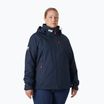 Dámska jachtárkska bunda Helly Hansen Crew Hooded Midlayer Plus 2.0 navy