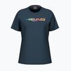 Dámske tenisové tričko HEAD Rainbow W navy
