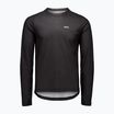 Pánsky cyklistický dres s dlhým rukávom POC Motion Air Jersey uranium black