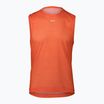 Pánske cyklistické tielko POC Air Indoor Vest zink orange