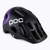 Cyklistická prilba POC Tectal Race MIPS uranium black/sapphire purple metallic/matt