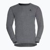 Pánsky termoaktívny longsleeve  ODLO Active Warm Bl Top Crew Neck odlo steel grey melange