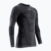 Pánsky termoaktívny longsleeve X-Bionic Symbio Merino Shirt rhino grey