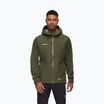 Pánska bunda do dažďa Mammut Crater IV HS Hooded dark marsh