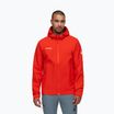 Mammut Linard Light HS Pánska bunda do dažďa s kapucňou mammut red