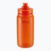 Cyklistická fľaša Elite FLY Tex 550 ml clear/orange red