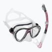Potápačská súprava Cressi Big Eyes Evolution + Alpha Ultra Dry black/pink