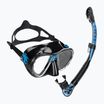 Potápačský set Cressi Big Eyes Evolution + Alpha Ultra Dry black/blue