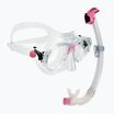 Potápačská súprava Cressi Marea + Seal Dry Jr clear/pink
