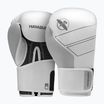 Hayabusa S4 Kožené biele boxerské rukavice