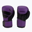 Hayabusa S4 fialovo-čierne boxerské rukavice S4BG