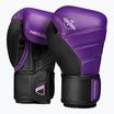 Hayabusa T3 fialovo-čierne boxerské rukavice