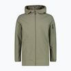 Pánska bunda do dažďa CMP 35Z387 Fix Hood sage