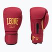 Boxerské rukavice Leone Bordeaux bordovej farby GN059X