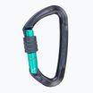 Karabína Climbing Technology Lime SG antracit/ aquamarín/ antracit