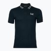 Pánske tričko EA7 Emporio Armani Golf Pro Polo Check armani blue